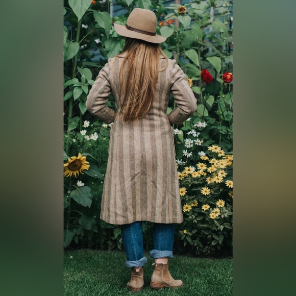 Vintage brown wool coat (no tags), size S - Picture 5 of 5